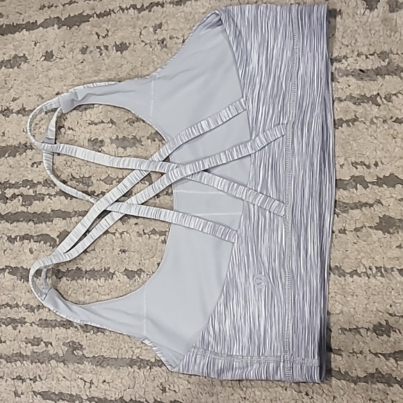 Lululemon Energy Bra Ombre Melange Space Dye EB White Multi - Picture 6 of 8